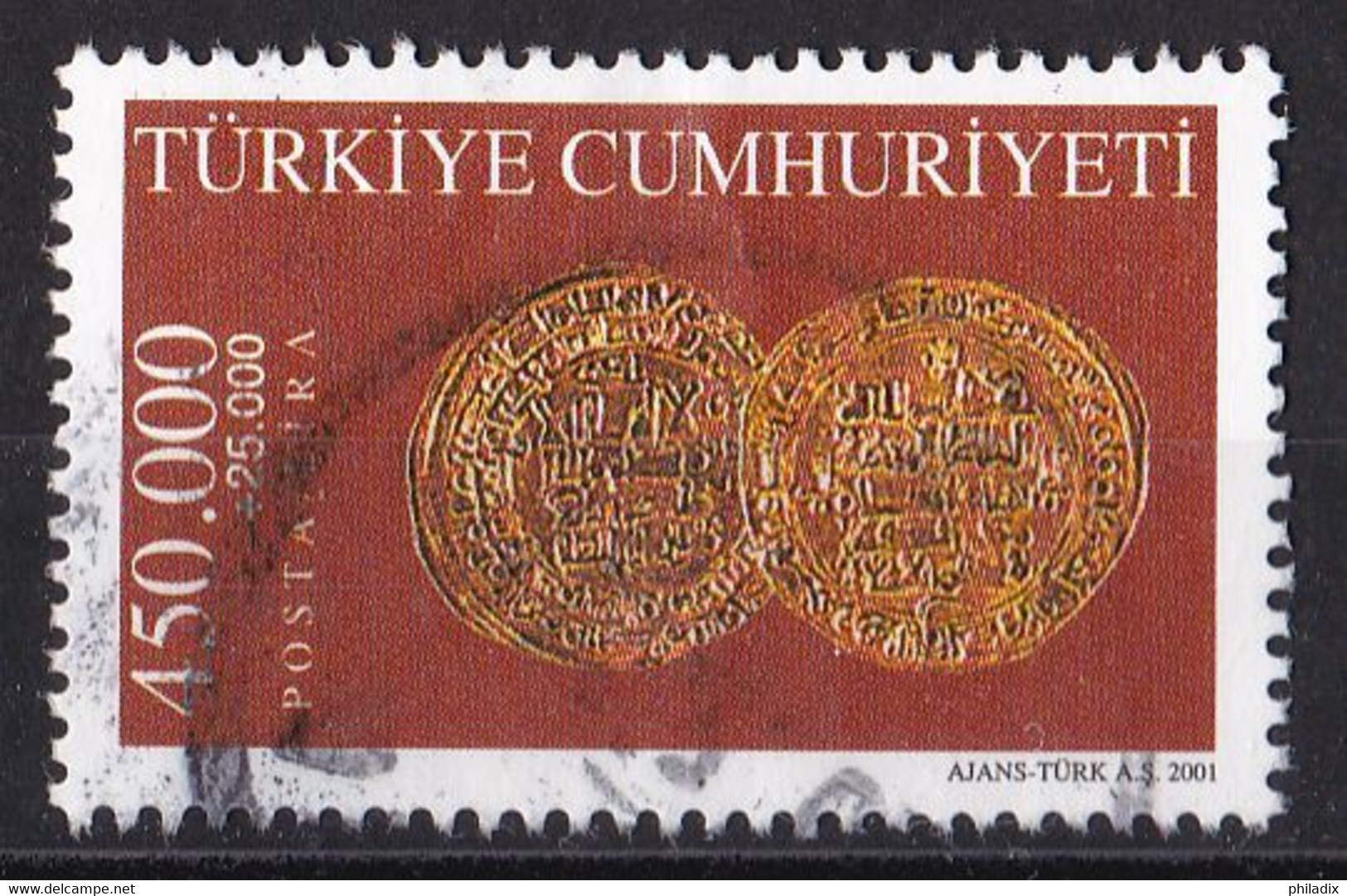 Türkei Marke Von 2001 O/used (A2-43) - Gebraucht