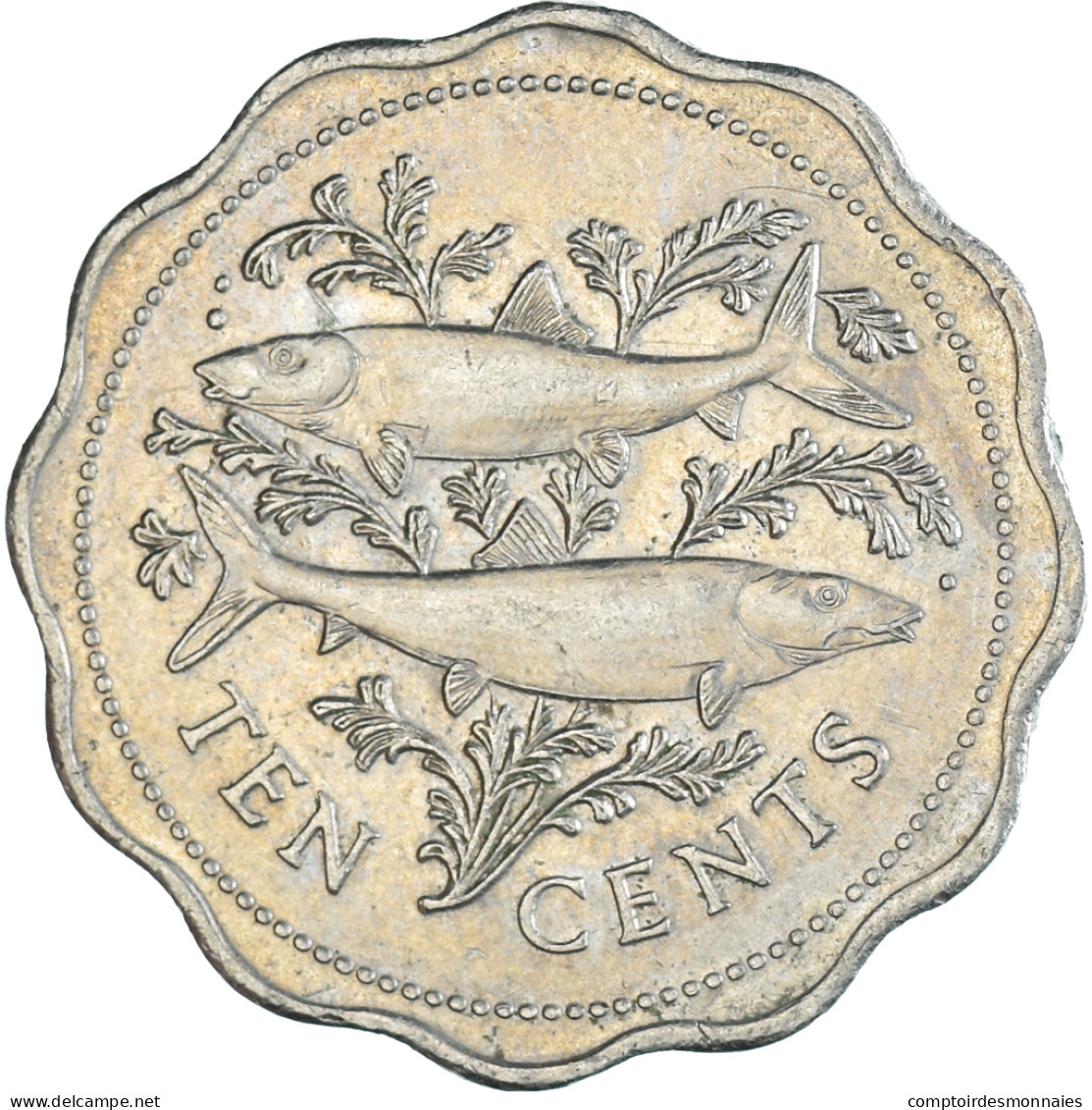 Monnaie, Bahamas, 10 Cents, 1980 - Bahama's