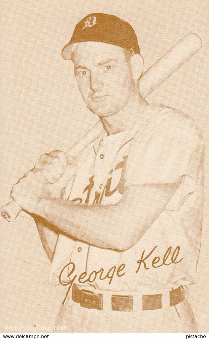 3357 - Baseball Player George Kell (1922-2009) – Played For Athletics, Tigers, Red Sox, Etc. – Blank Back - 2 Scans - Zonder Classificatie