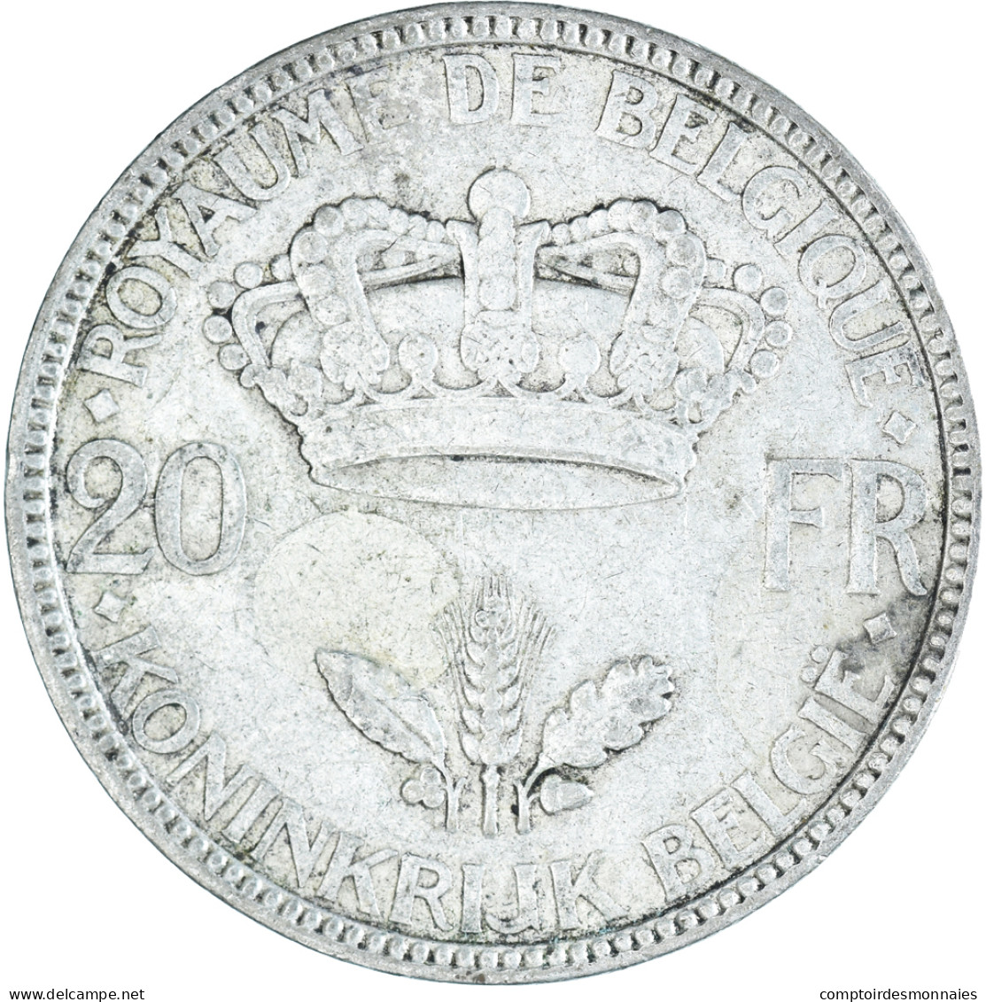 Monnaie, Belgique, 20 Francs, 20 Frank, 1935 - 20 Francs