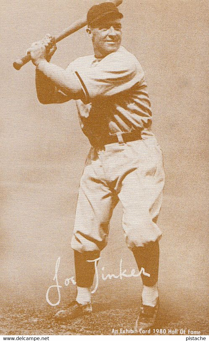 3363 - Baseball Player Joe Tinker (1880-1948) – Played For Cubs, Reds And Whales – Blank Back – VG Condition - 2 Scans - Non Classificati