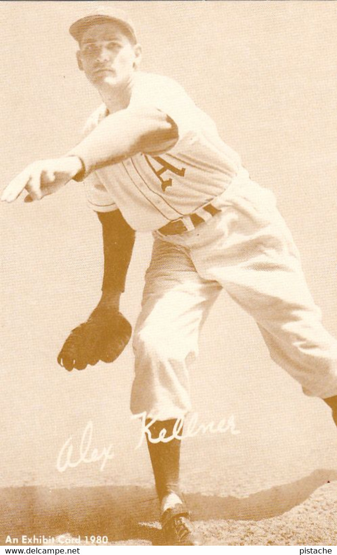 3366 - Baseball Player Alex Kellner (1924-1996) – Played For Athletics, Reds, Etc. – Blank Back – VG Condition - 2 Scans - Non Classés