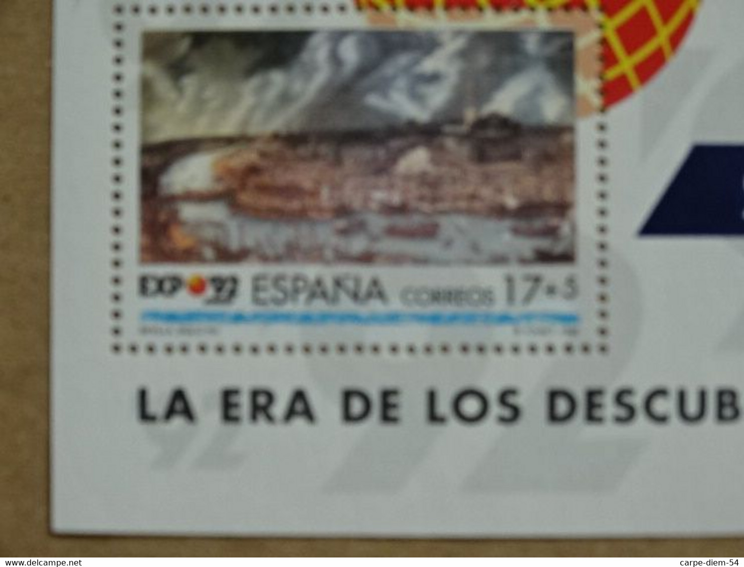 Espagne - Feuillet Numéroté - Universal Exhibition Sevilla 1992 - 1 Timbre De 17 + 5 Pesetas - 1992 - 1992 – Sevilla (Spanien)