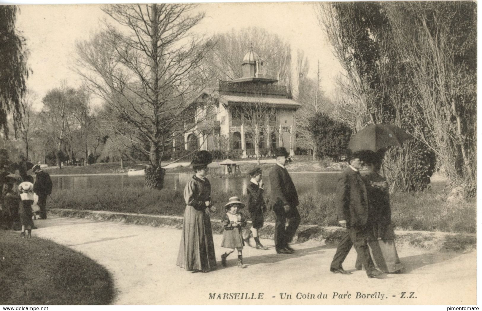 MARSEILLE UN COIN DU PARC BORELLY - Parks