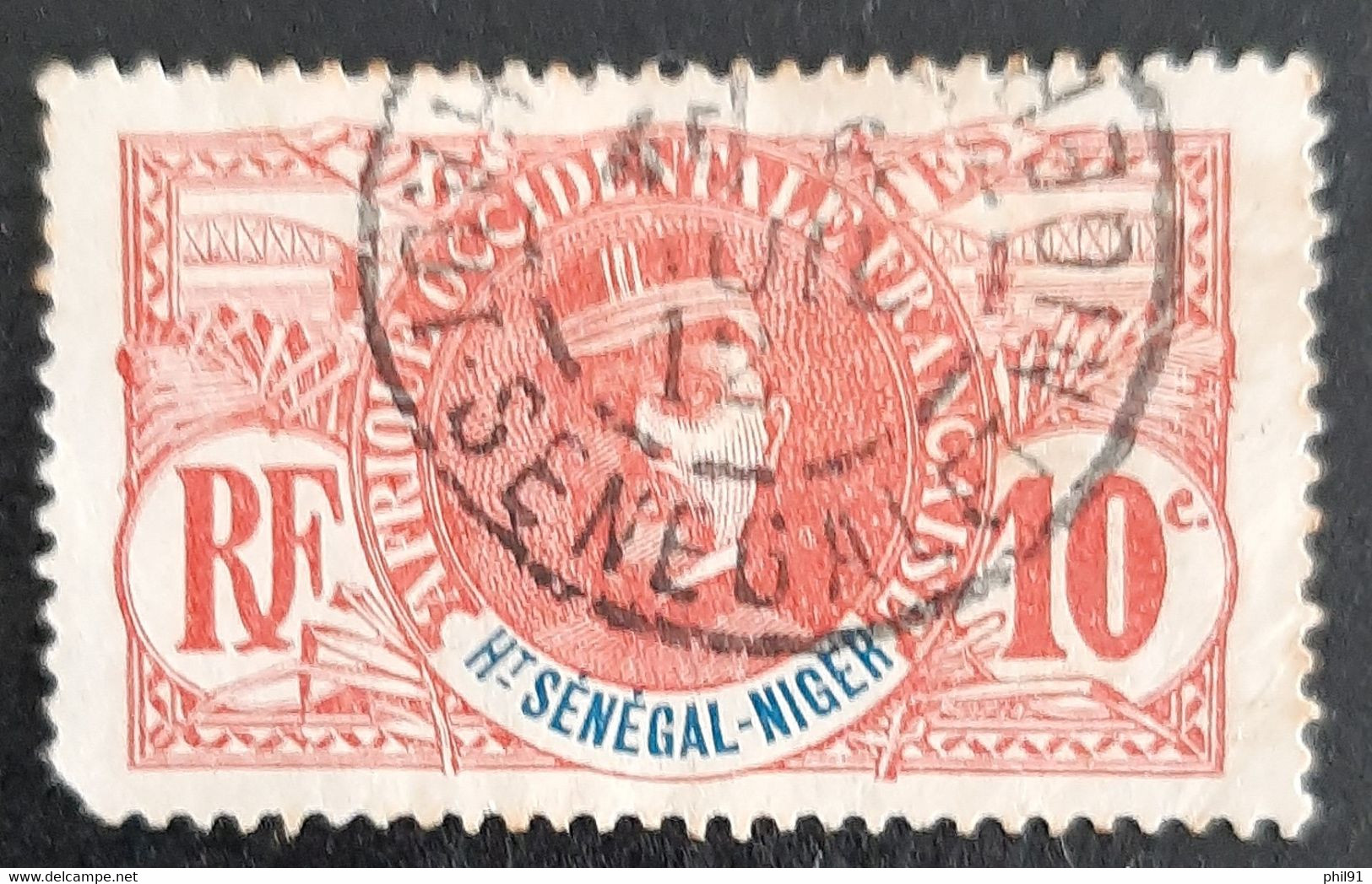 HAUT SENEGAL ET NIGER    N° Y&T  5  (o) - Used Stamps