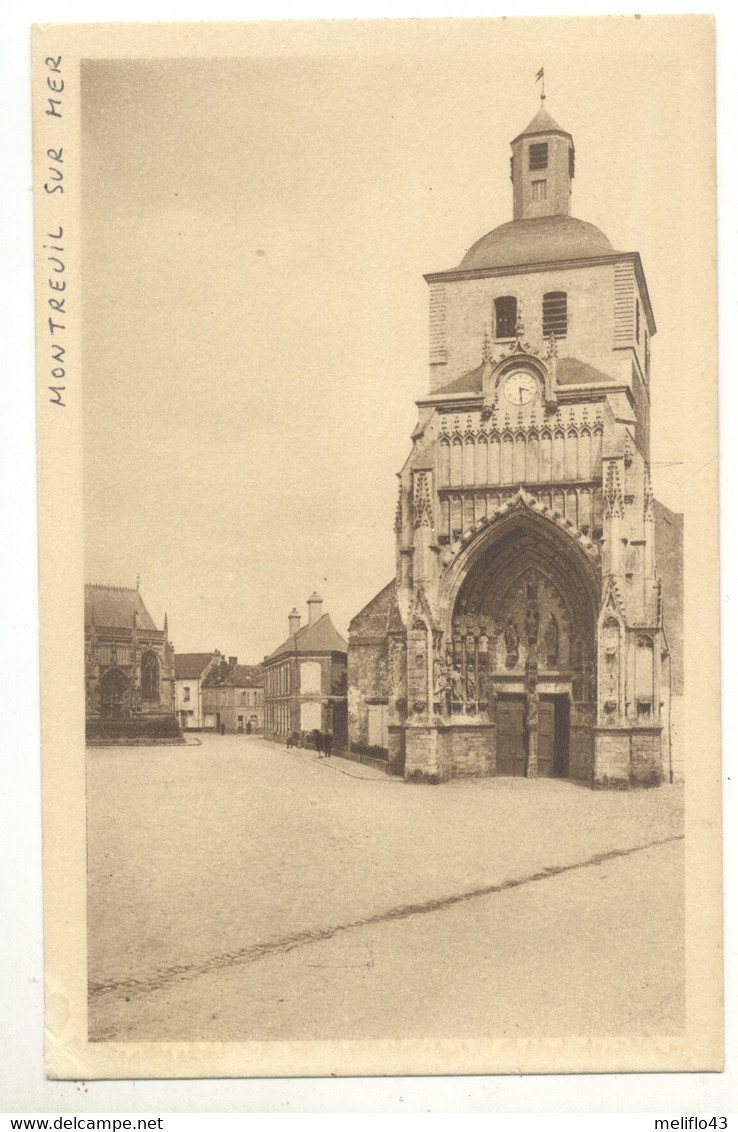 62/ CPA - Montreuil Sur Mer - Eglise Saint Saulve - Montreuil