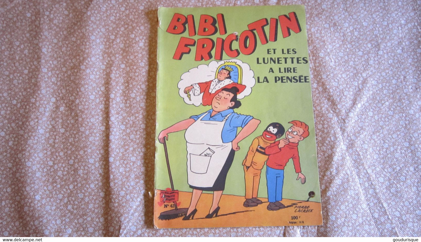 EO BIBI FRICOTIN N°42  BIBI FRICOTIN ET LES LUNETTES A LIRE LA PENSEE - Bibi Fricotin