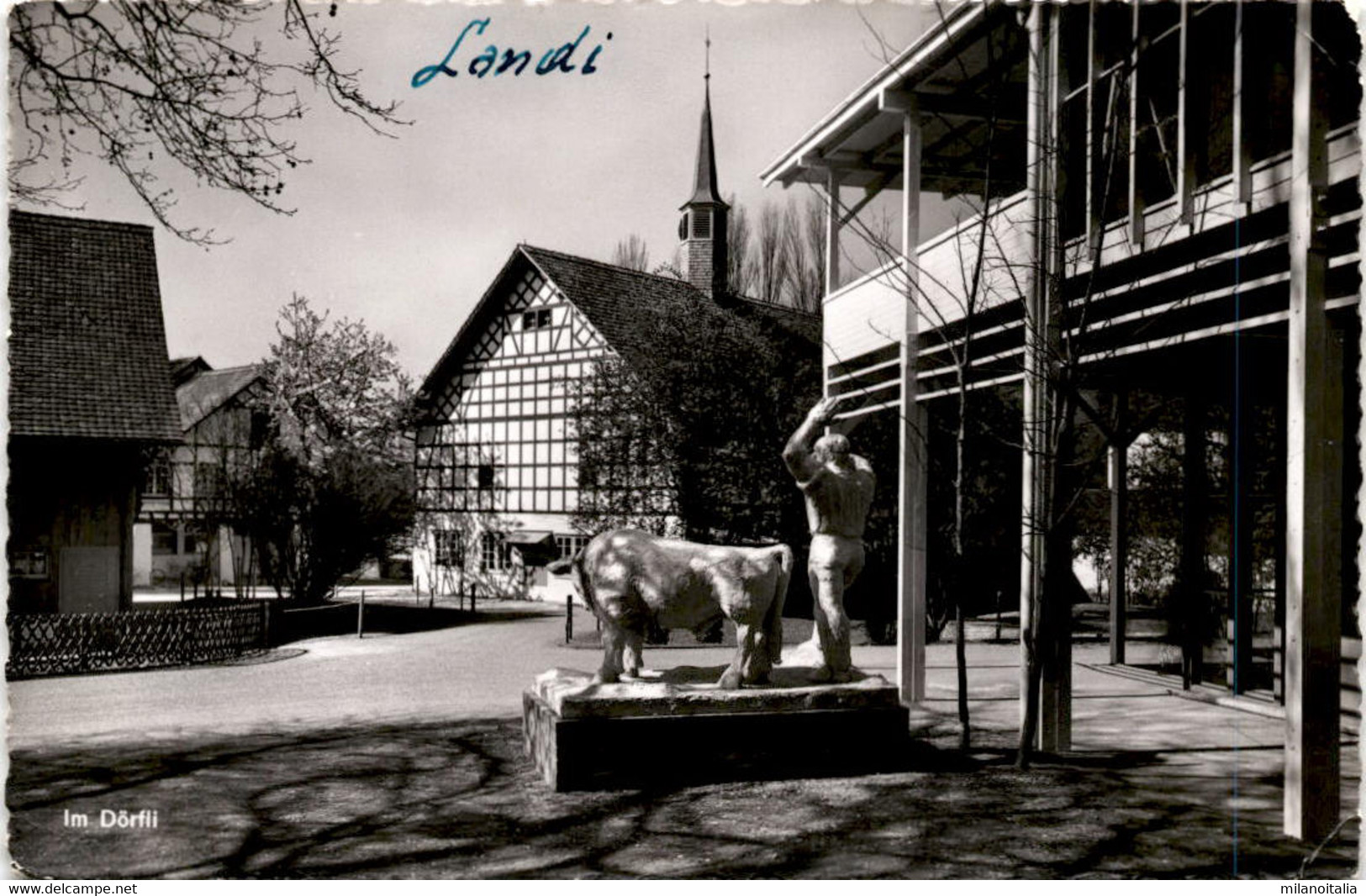 Schweizerische Landesausstellung 1939 Zürich - Im Dörfli (9) - Dorf