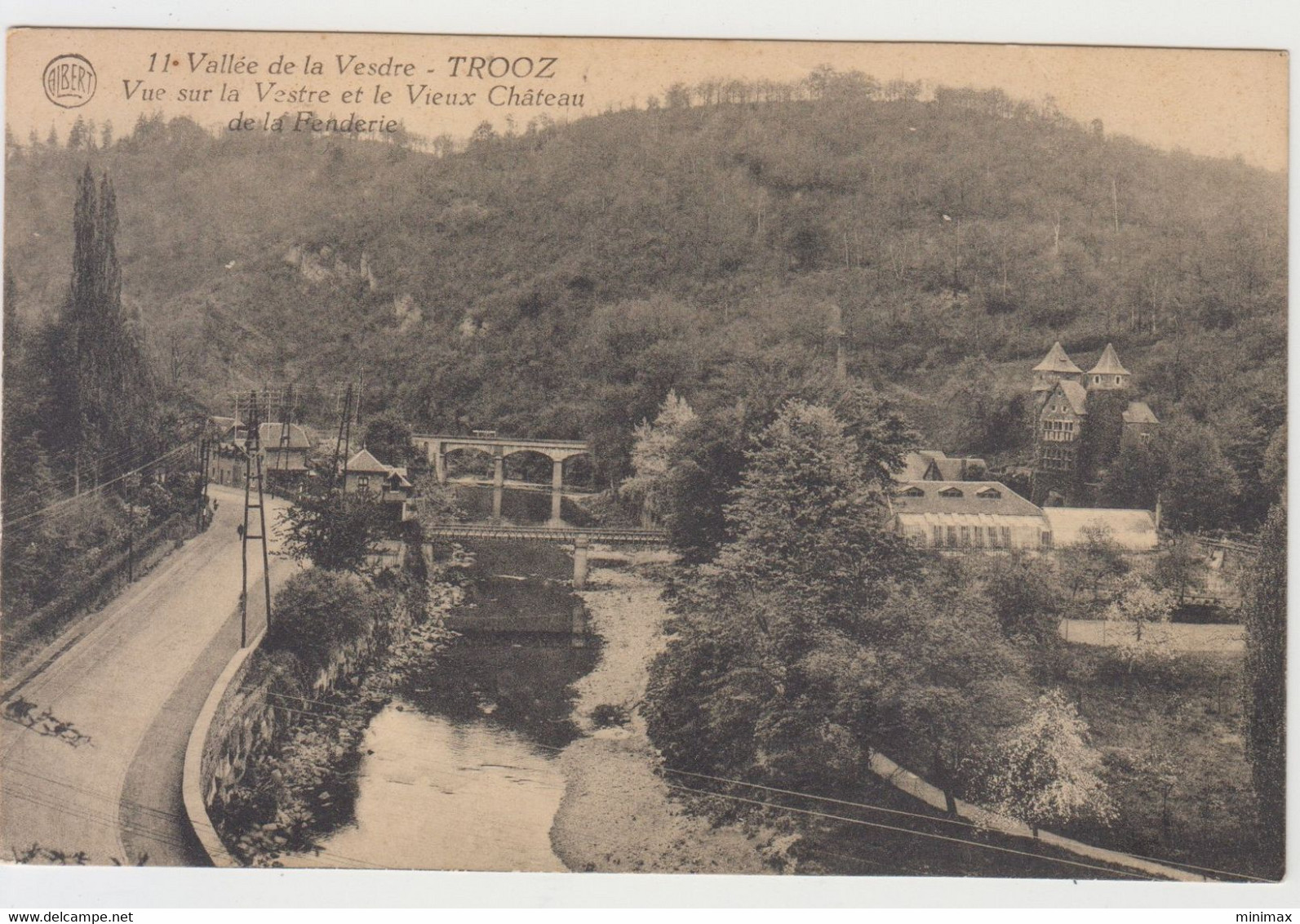 Trooz - Vue Sur La Vestre Et Le Vieux Château De La Fenderie - Trooz