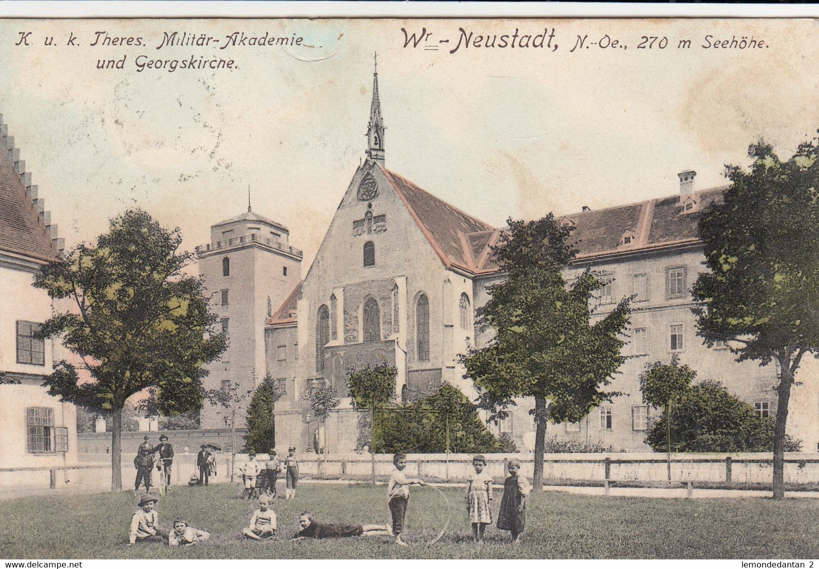 Wiener Neustadt - K. K. Theres. Militär-Akademie Und St. Georgskirche - Wiener Neustadt