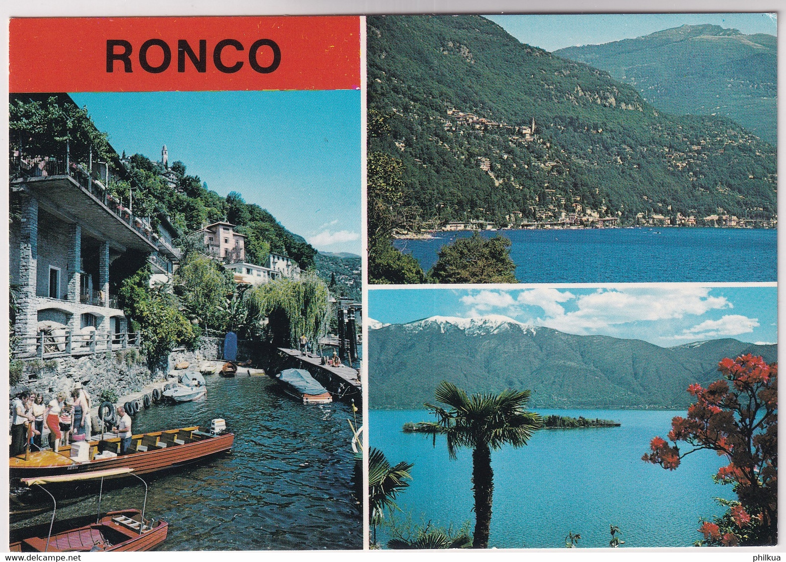 Ronco - Lago Maggiore - Mehrbildkarte - Ronco Sopra Ascona