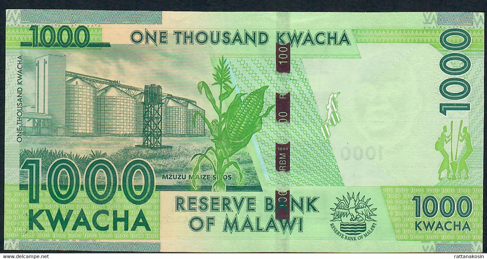 MALAWI P62b 1000 KWACHA 2013 #AP UNC. - Malawi