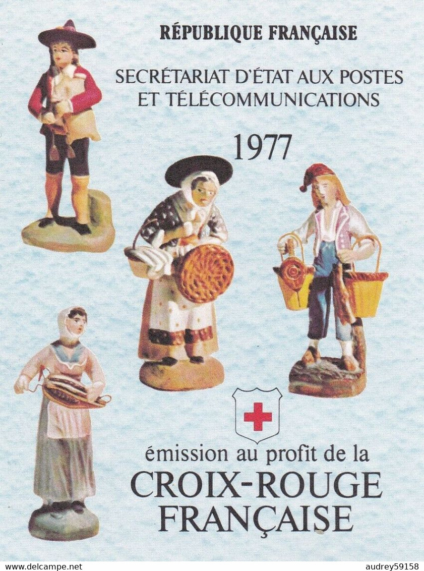 FRANCE 1977 CARNET CROIX ROUGE NEUF ** YT C2026 - Croix Rouge