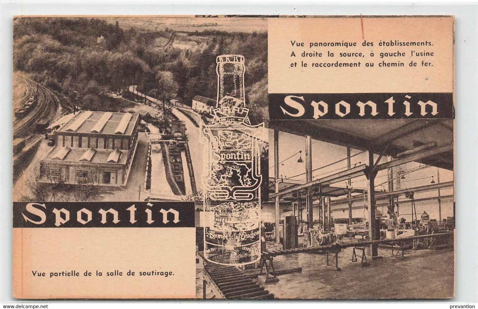 SPONTIN - Vue Panoramique Des Etablissements Et Vue Partielle De La Salle De Soutirage - Yvoir