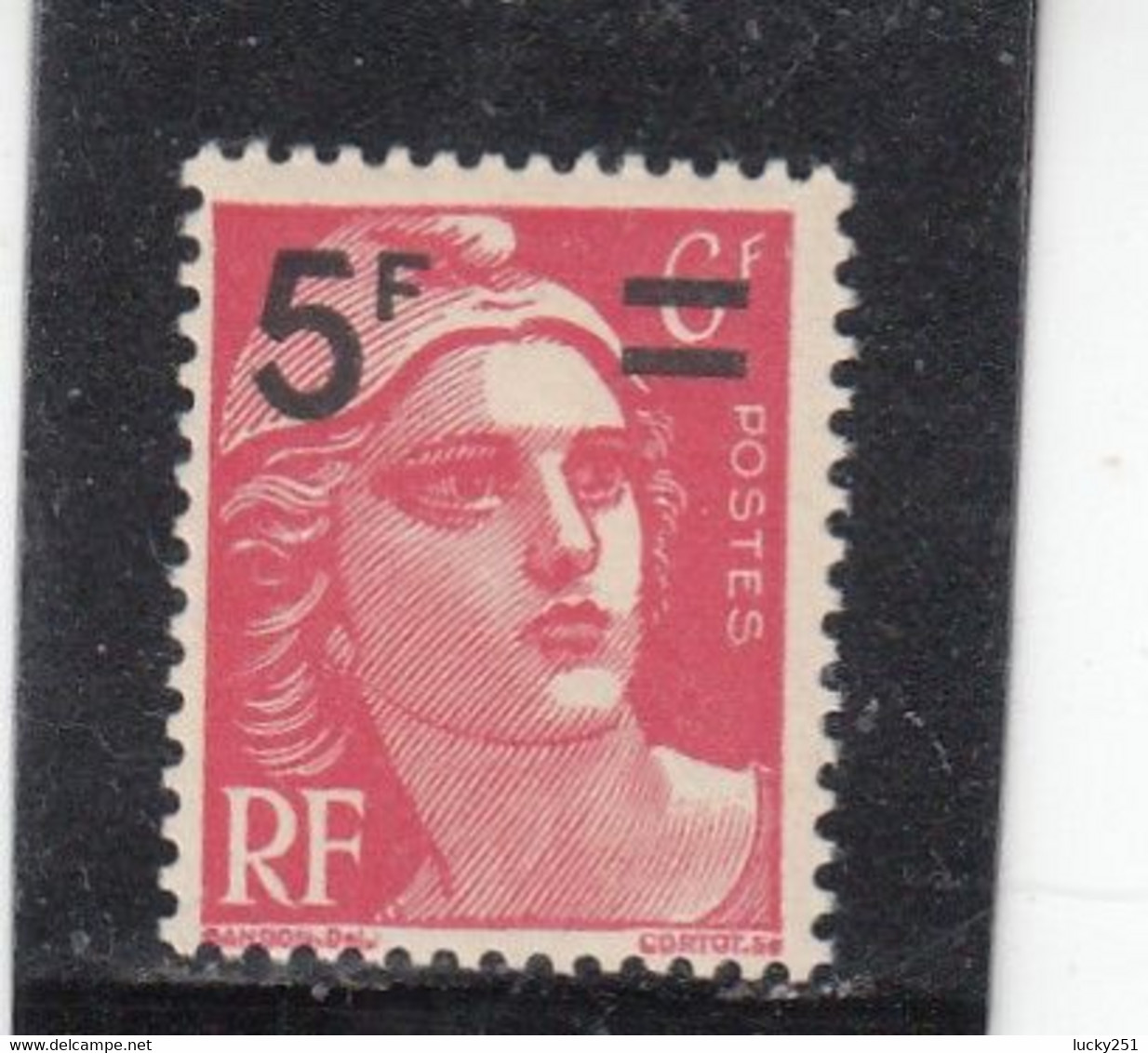 France - Année 1949 - N°YT 827** - Neuf Sans Charnière, Ni Traces - Marianne De Gandon, Surchargé - Neufs