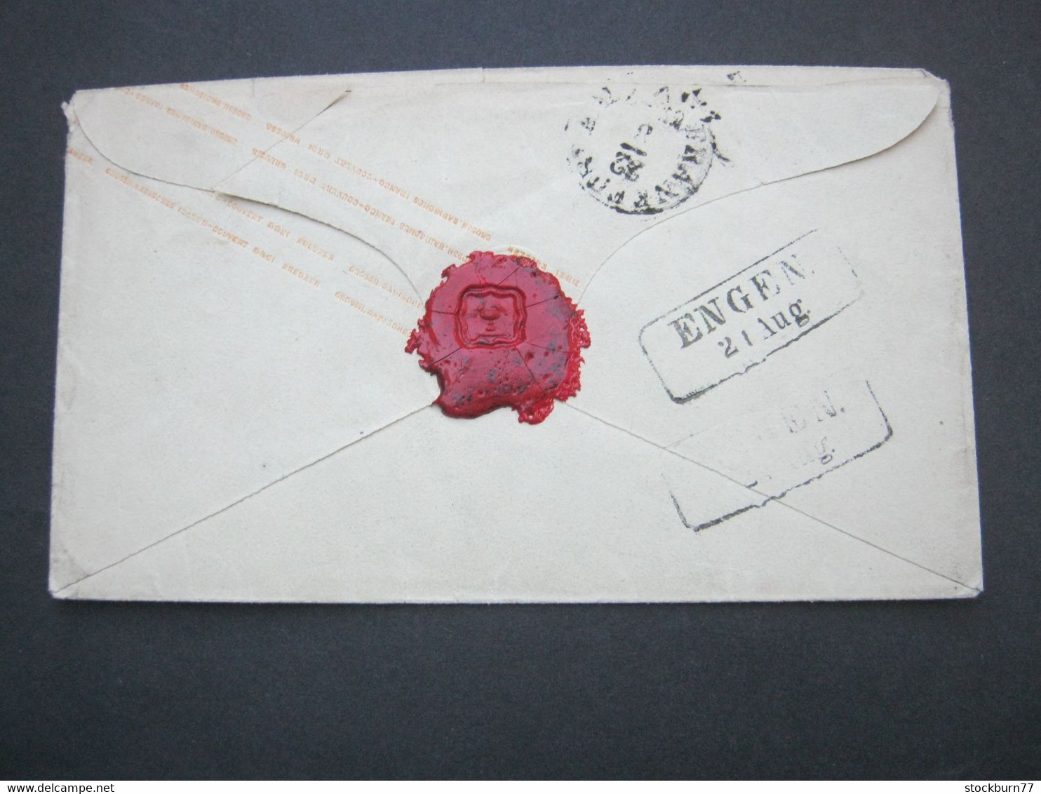 BADEN , EIGELTINGEN , Klarer Stempel Auf Ganzsache - Postal  Stationery