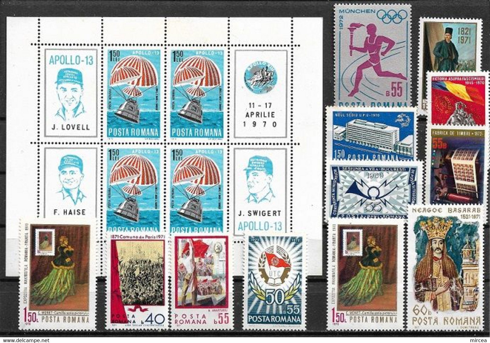 C3086 - Lot Timbres Neufs** Roumanie - Collections