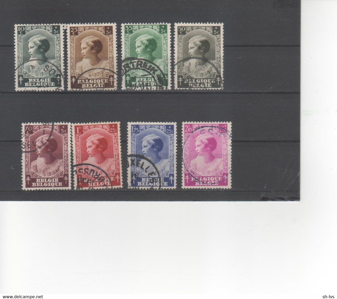 BELGIE - 1937 - TBC - PRINSES JOSEPHINE-CHARLOTTE - 1929-1941 Big Montenez