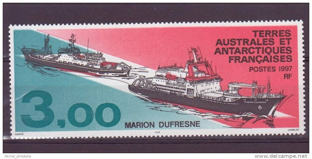 TAFF N°  215** Neuf Sans Charniere "navires" - Unused Stamps