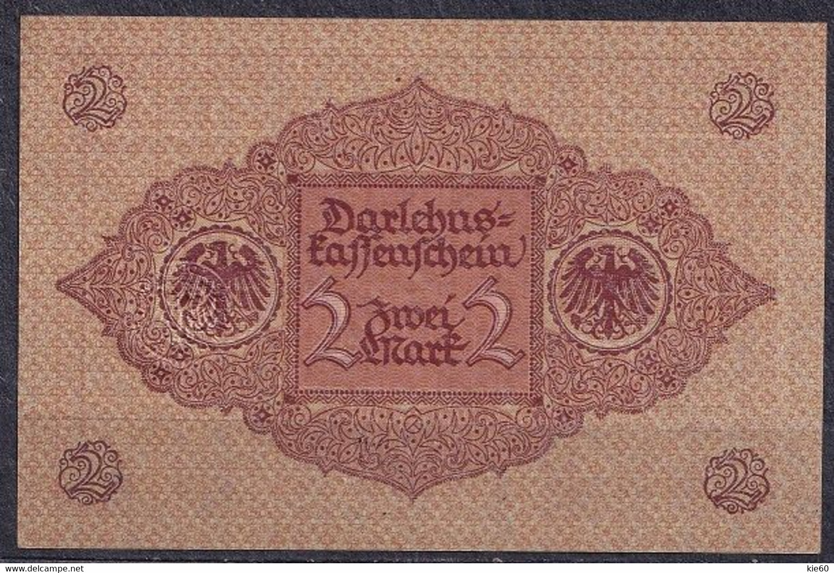 Germany - 1920 - 2 Mark  - P59   R52a. UNC - 2 Mark