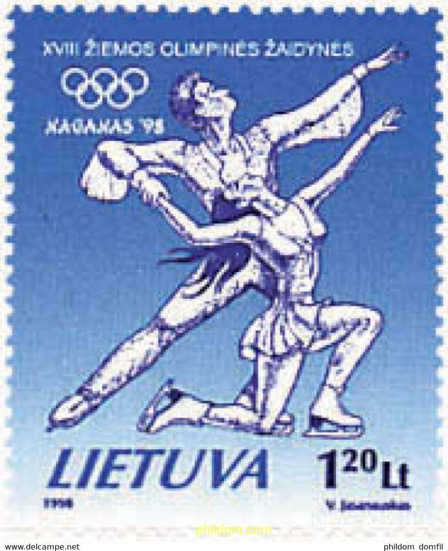 71124 MNH LITUANIA 1998 18 JUEGOS OLIMPICOS DE INVIERNO NAGANO 1998 - Winter 1998: Nagano