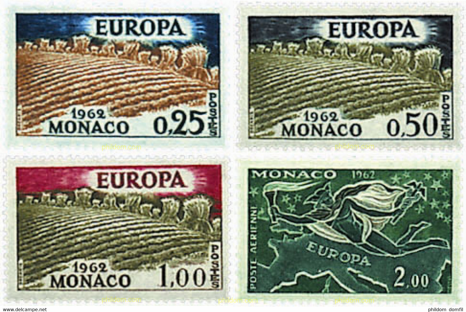 62072 MNH MONACO 1962 EUROPA CEPT - Altri & Non Classificati