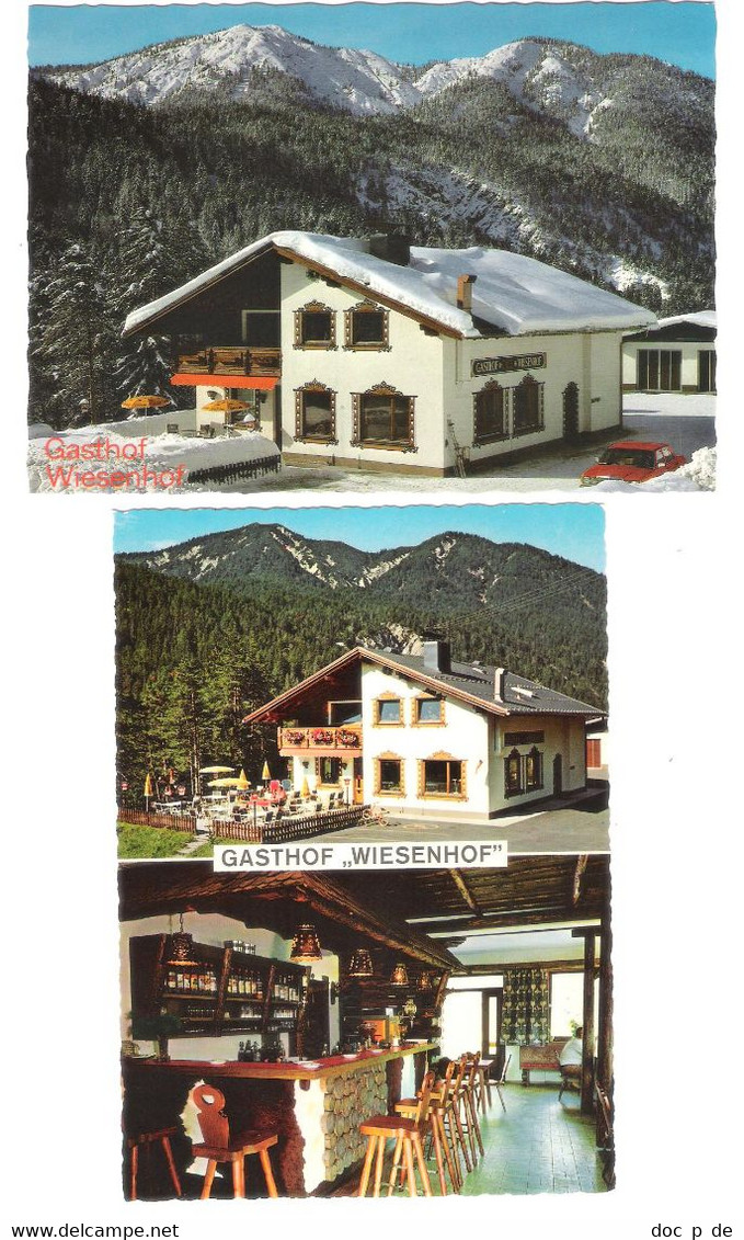 2 AK - Österreich - A-6108 Scharnitz - Gasthof Wiesenhof - Scharnitz