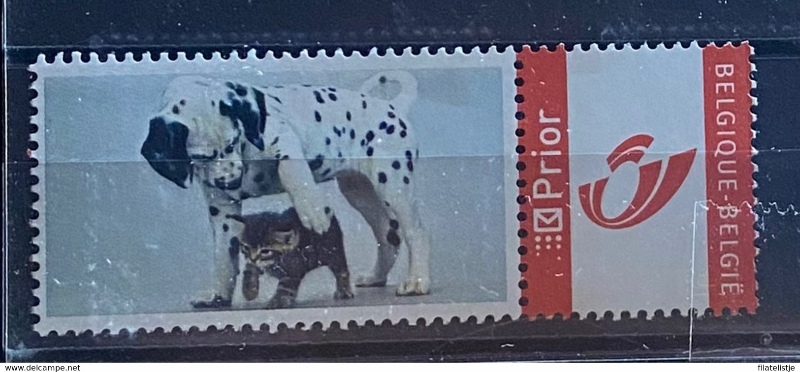 België My Stamp Hond En Poes - Autres & Non Classés