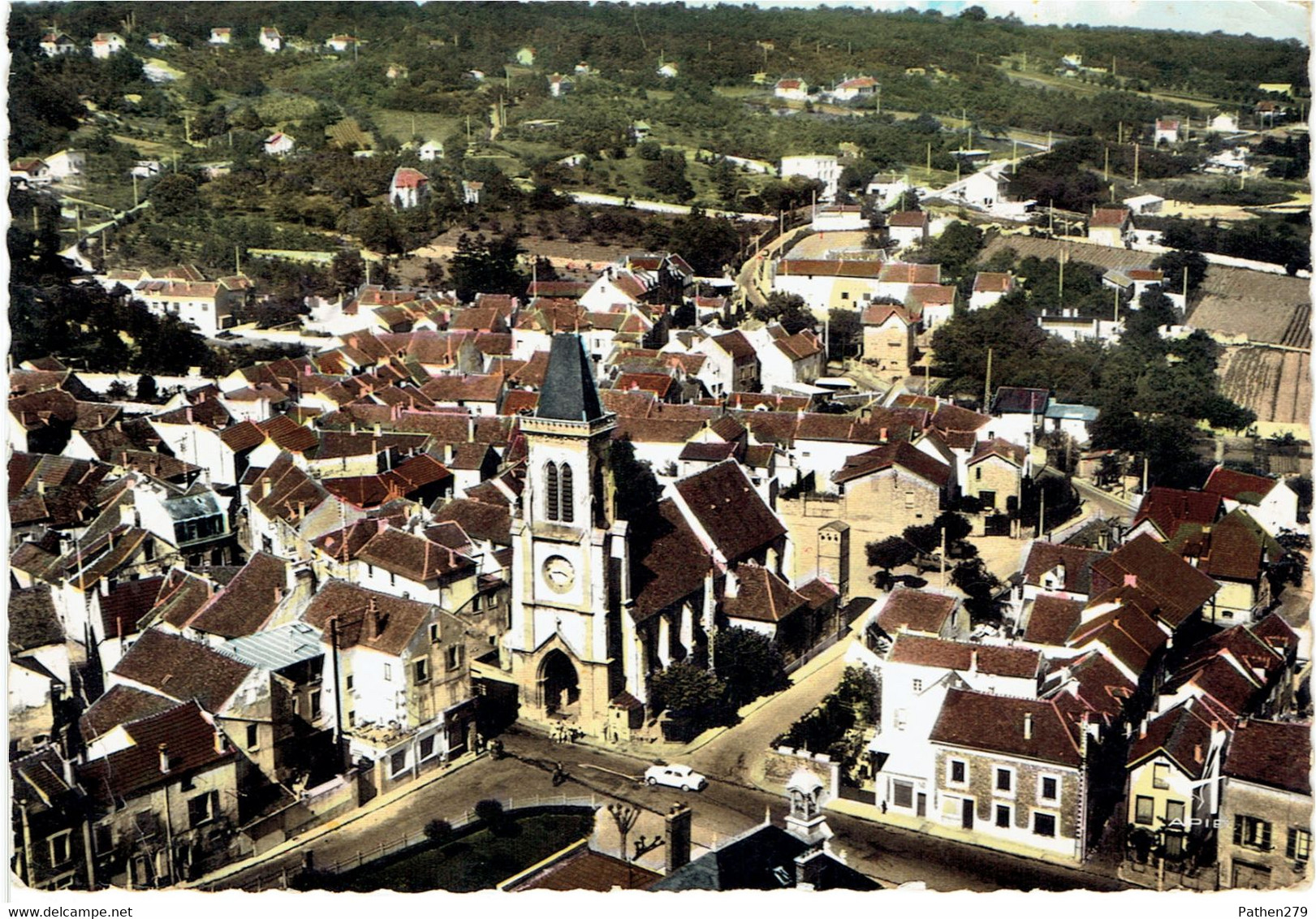 CPSM FRANCE 78 YVELINES CHANTELOUP-LES-VIGNES - L'Eglise - 1972 - Chanteloup Les Vignes