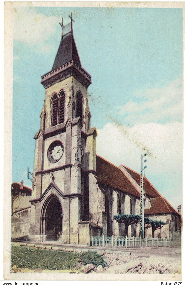 CPSM FRANCE 78 YVELINES CHANTELOUP-LES-VIGNES - Eglise Saint-Roch - Chanteloup Les Vignes