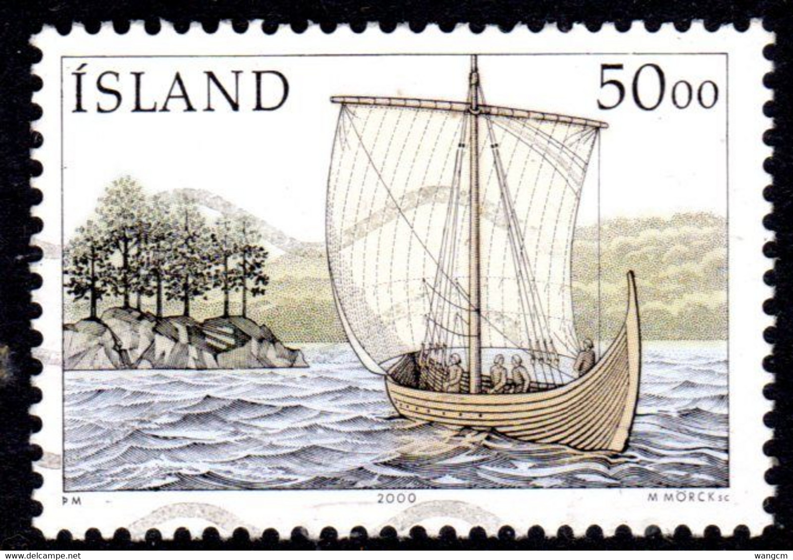 Iceland 2000 50k Viking Longship Fine Used - Gebraucht