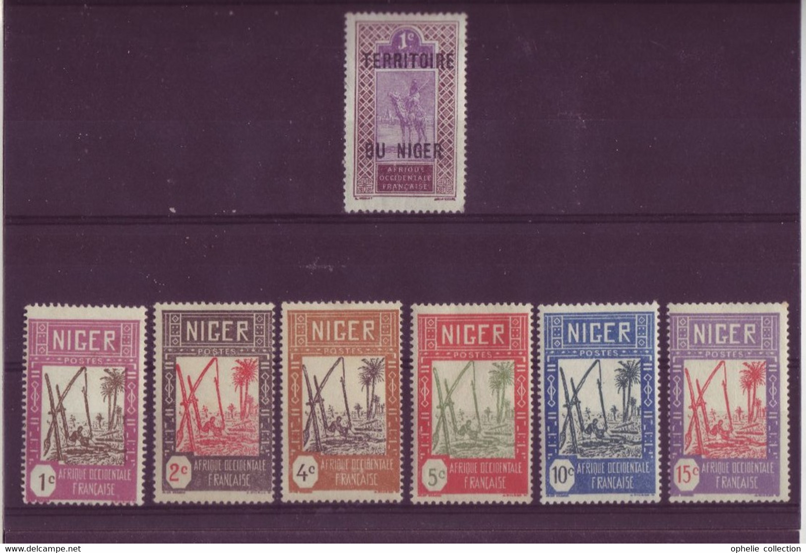 France - Colonies - Niger - Lot De 7 Timbres Différents - 3640 - Other & Unclassified