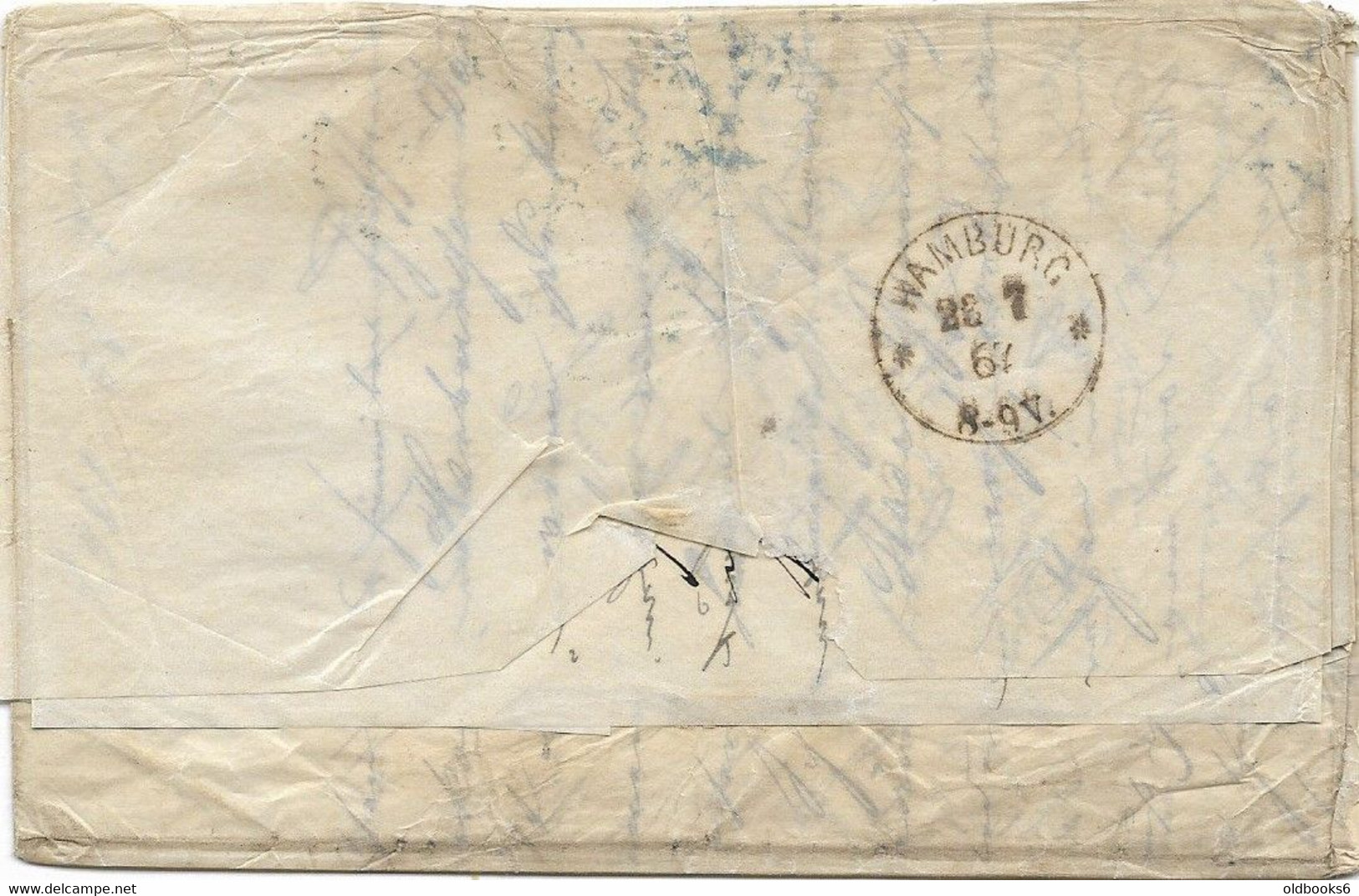 PREUSSEN HANNOVER HAMBURG 1867, Brief Mit 2x 6 Pfg. Orange Besetzung Hannover - Preussen