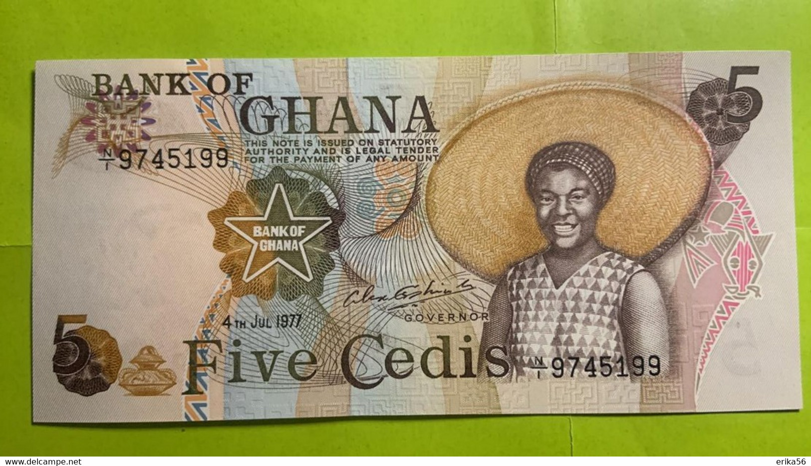 Billet Ghana 5 Cedis - Ghana