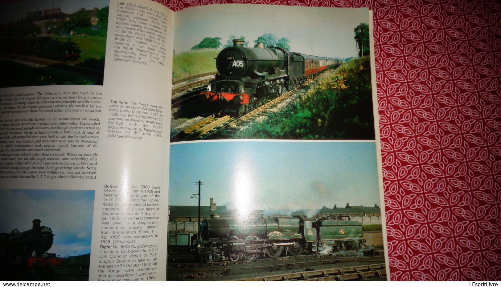 Jarrold Railway Séries 1 LOCOMOTIVES OF THE GREAT WESTERN RAILWAY Chemins de Fer England Angleterre Steam Locomotive