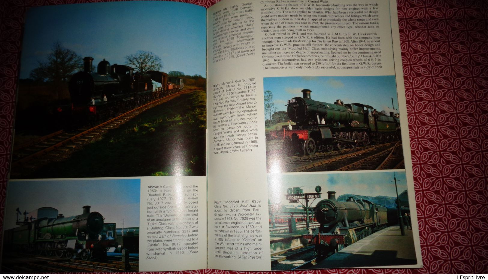 Jarrold Railway Séries 1 LOCOMOTIVES OF THE GREAT WESTERN RAILWAY Chemins de Fer England Angleterre Steam Locomotive