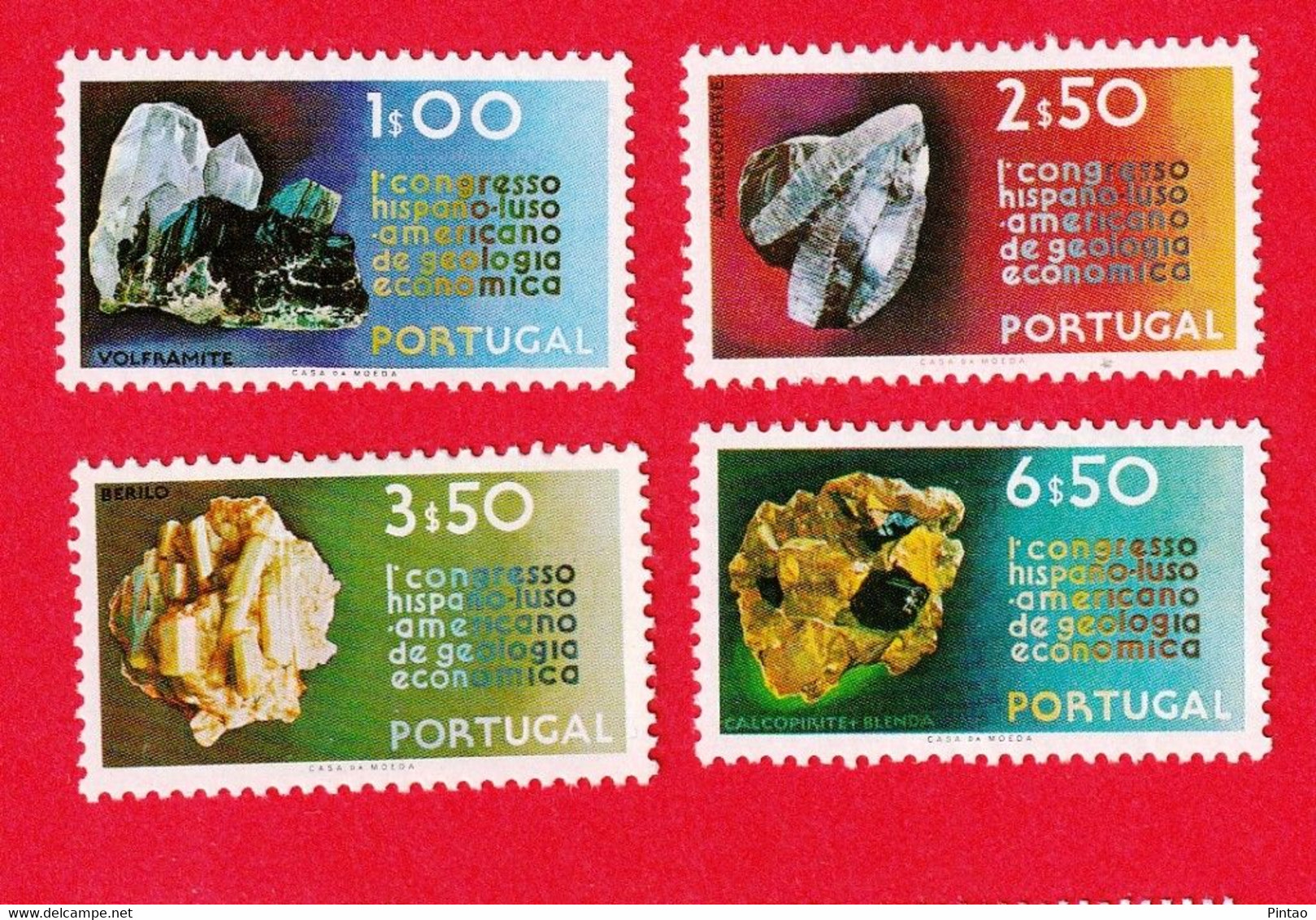 PTS13249r- PORTUGAL 1971- Nº 1109_ 12- MNH - Minéraux