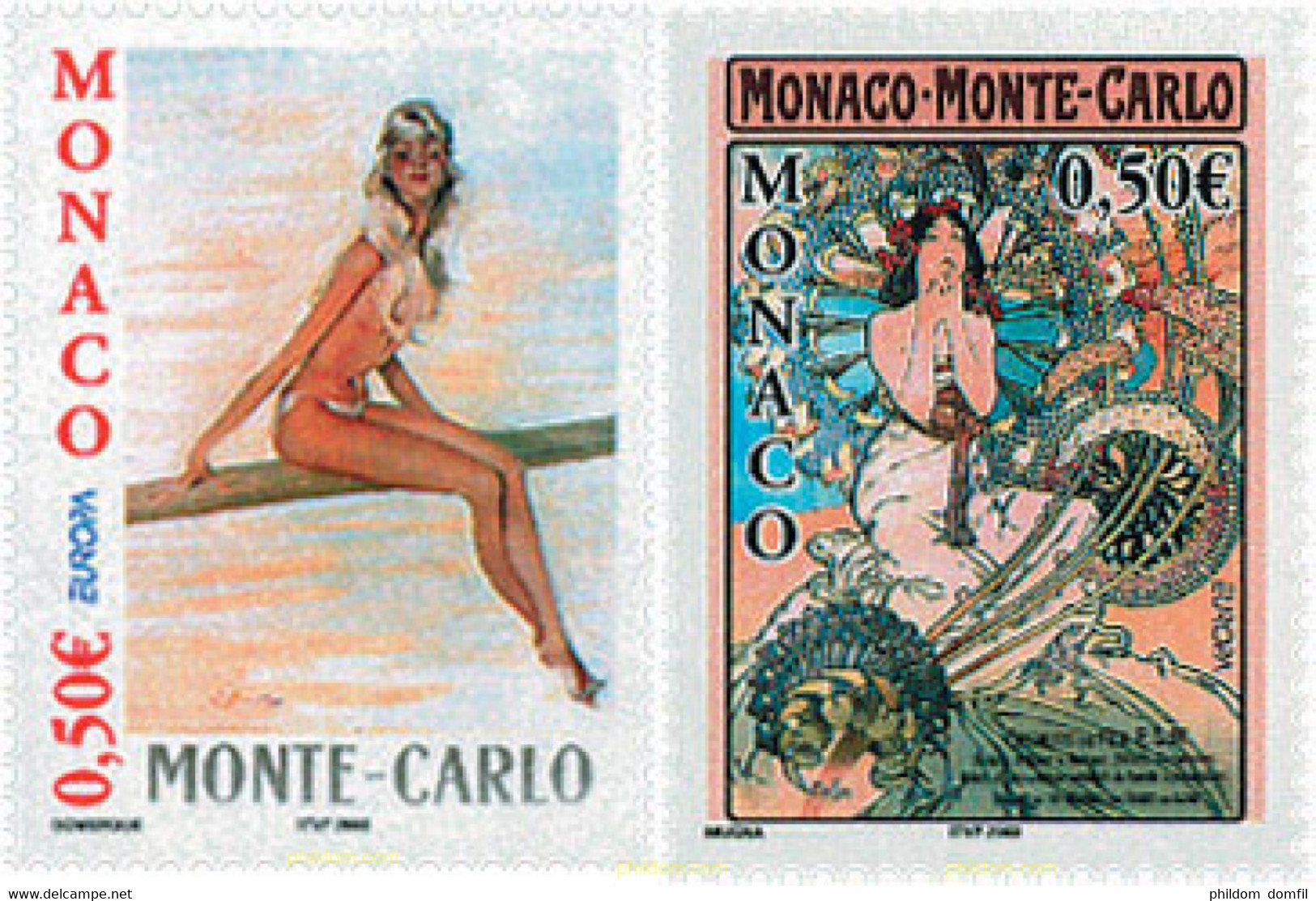 113471 MNH MONACO 2003 EUROPA CEPT. ARTE DEL CARTEL - Otros & Sin Clasificación