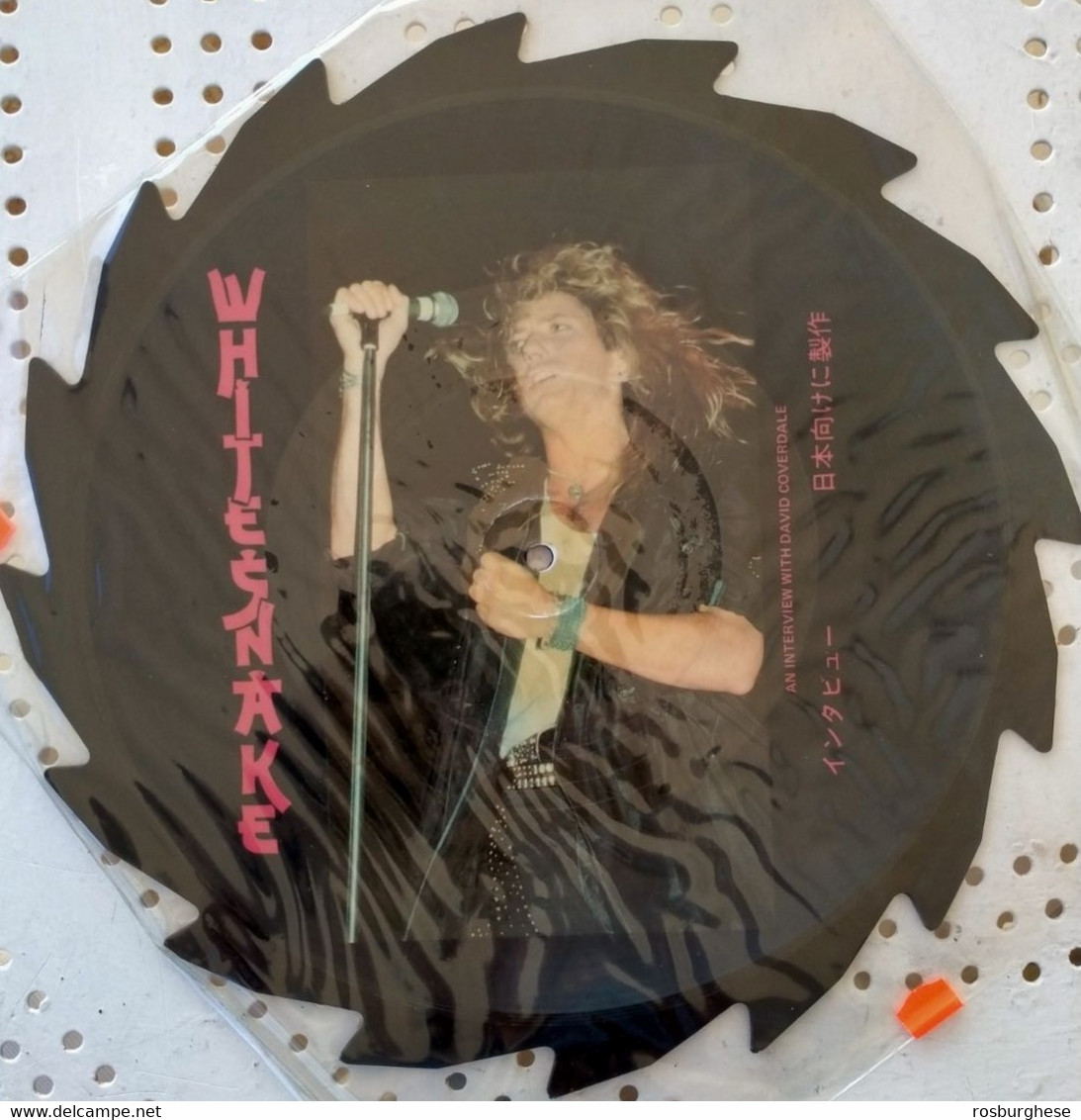 WHITESNAKE Limited Edition Interview Picture Disc 12" Vinile SAGOMATO SHAPE A Forma Di Lama NUOVO - Editions Limitées