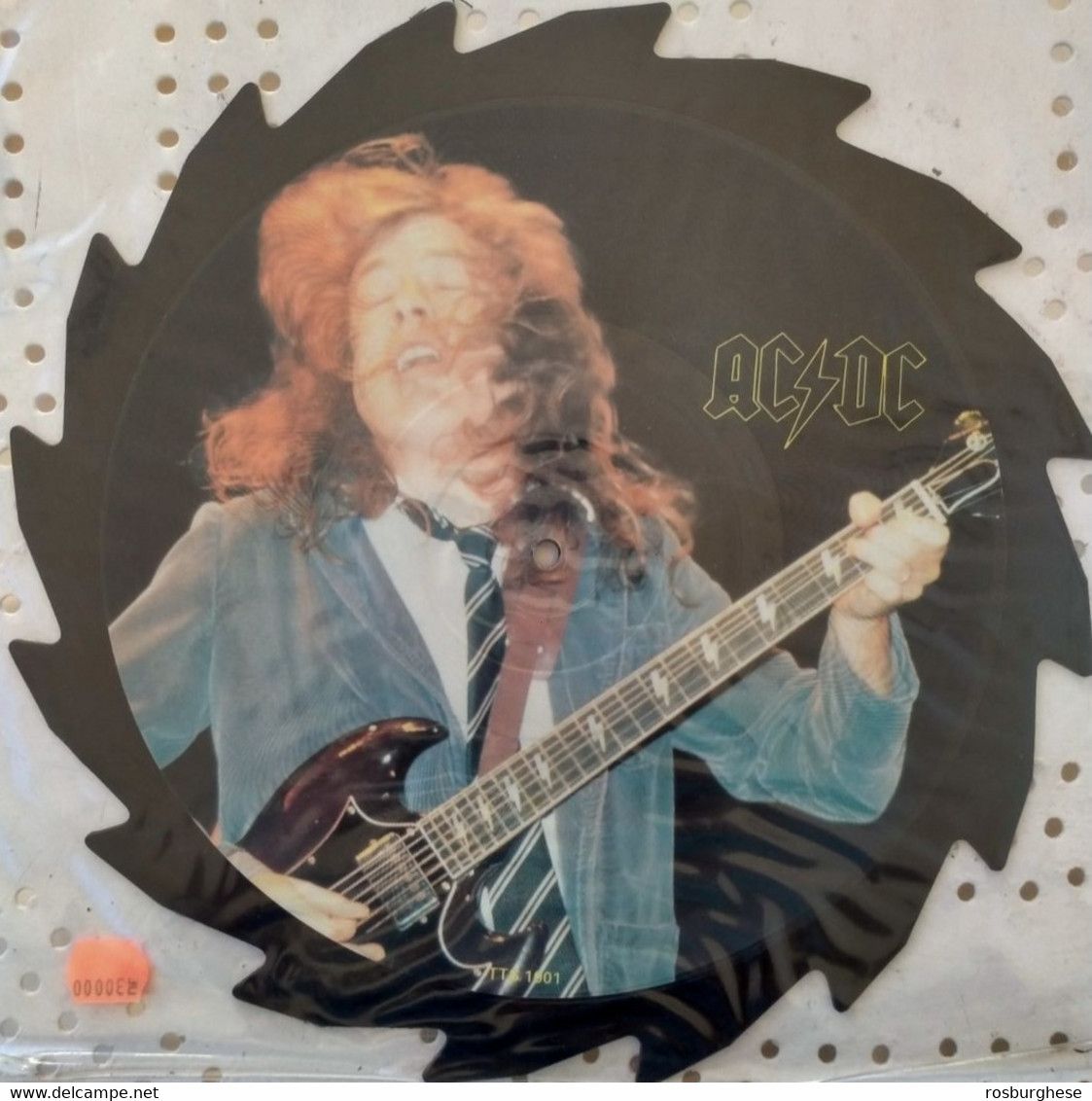 AC/DC Limited Edition Interview Picture Disc 12" Vinile SAGOMATO SHAPE A Forma Di Lama NUOVO - Editions Limitées