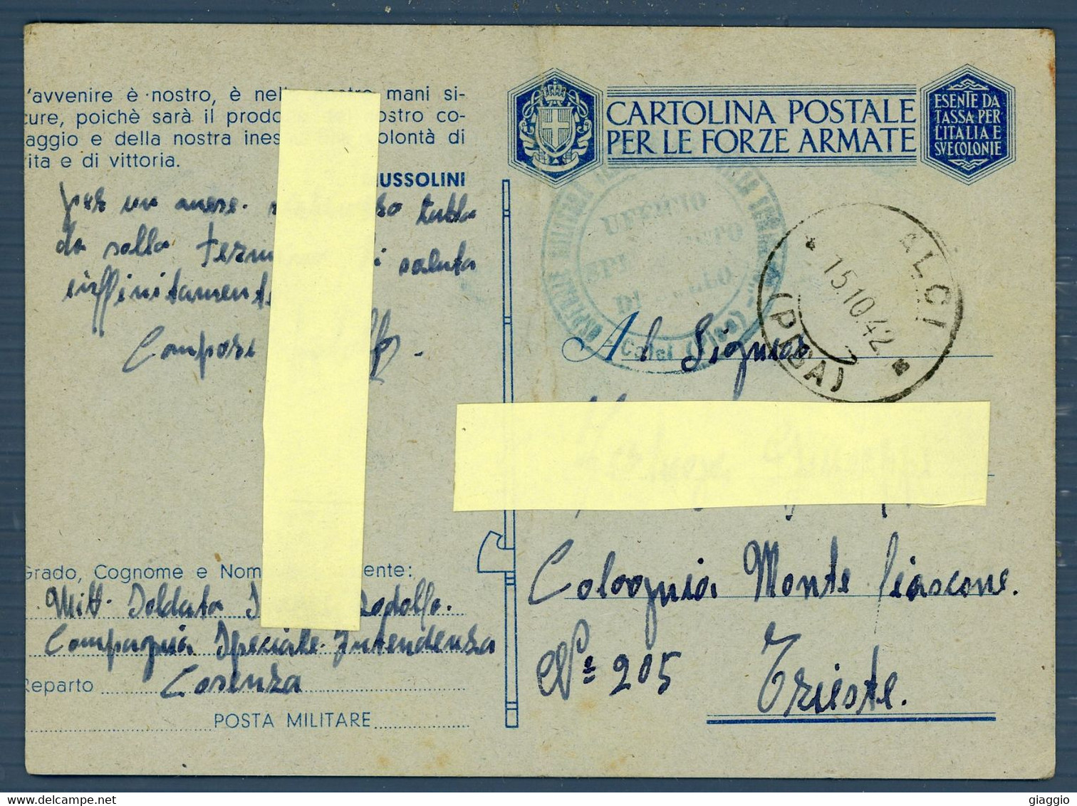°°° Cartolina Postale N. 4946 - Per Le Forze Armate °°° - 1939-45