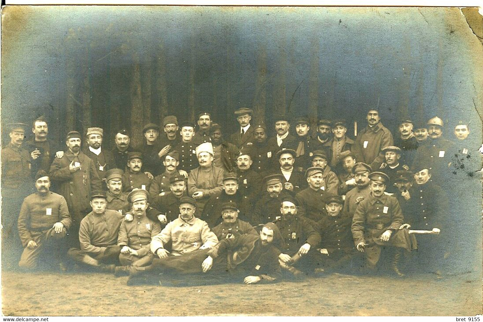 CARTE PHOTO PRISONNIERS DE GUERRE CAMP DE CELLE BERN 1916 - 1914-18