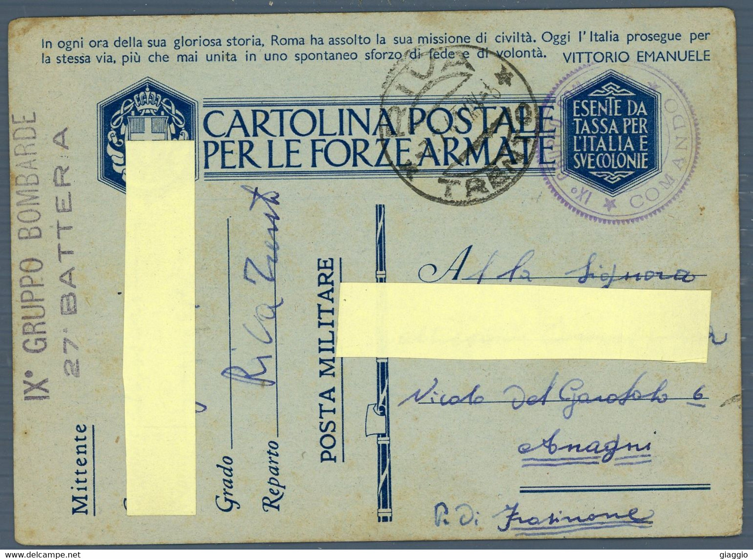 °°° Cartolina Postale N. 4941 - Per Le Forze Armate °°° - 1939-45