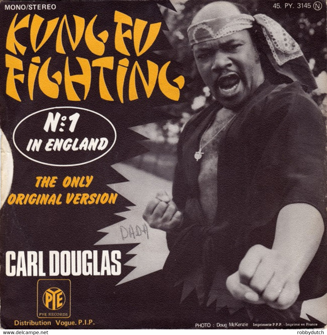 * 7" *   CARL DOUGLAS - KUNG-FU FIGHTING (France 1974) - Soul - R&B