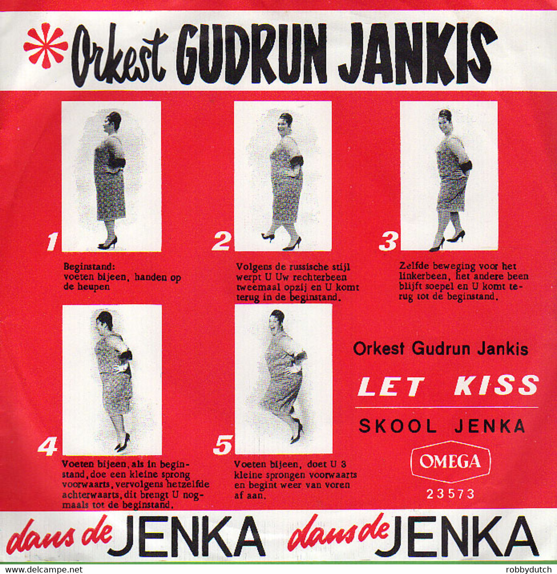 * 7" * ORKEST GUDRUN JANKIS - LET KISS (Holland 1965) - Instrumental