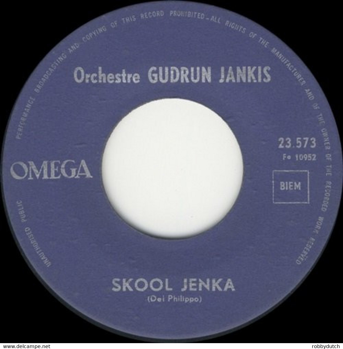 * 7" * ORKEST GUDRUN JANKIS - LET KISS (Holland 1965) - Instrumental