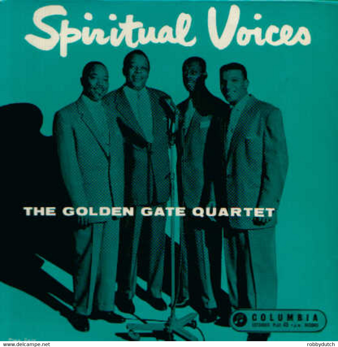 * 7" EP * GOLDEN GATE QUARTET - SPIRITUAL VOICES (Holland 1960) - Gospel En Religie