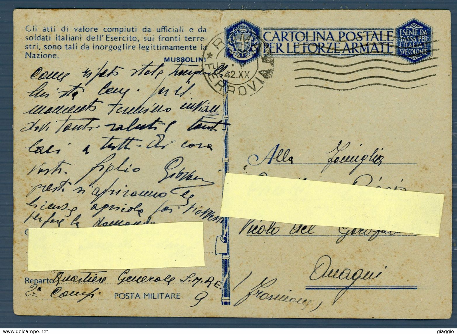 °°° Cartolina Postale N. 4931 - Per Le Forze Armate °°° - 1939-45