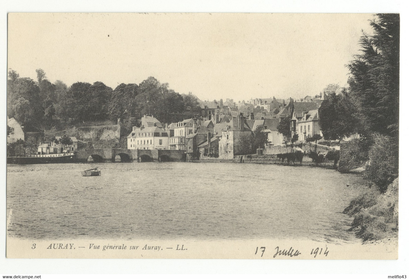 56/ CPA - Auray - Vue Générale - Auray