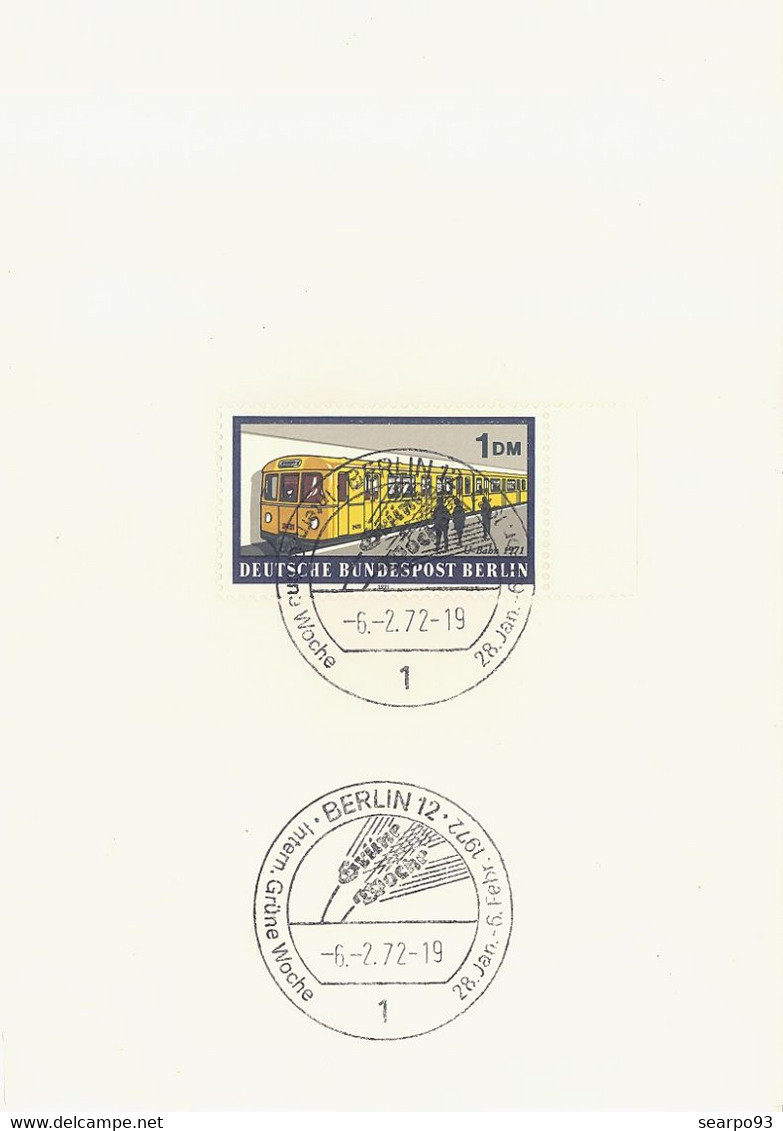 GERMANY. POSTMARK. BERLIN. 1972 - Frankeermachines (EMA)